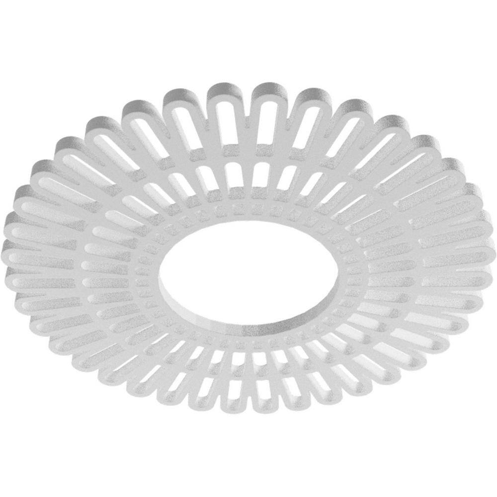 24" White PVC Pierced Ceiling Medallion