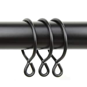 Also Known As Rings Set Of 40 2" Metal Curtain Rings With Clips  Eyelets Black 