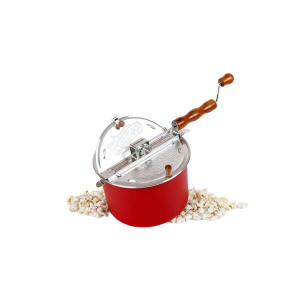 Wabash Valley Farms Copper-Plated Stainless Steel Whirley-Pop Popcorn Popper with Organic DIY Set