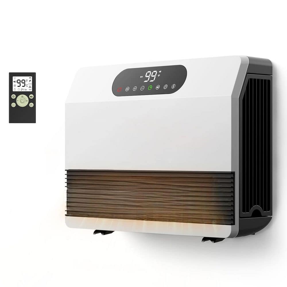 1500W Indoor Wall Heater with Thermostat, 5 Modes, 24H Timer 1500W Indoor Wall Heater with Thermostat, 5 Modes, 24H Timer