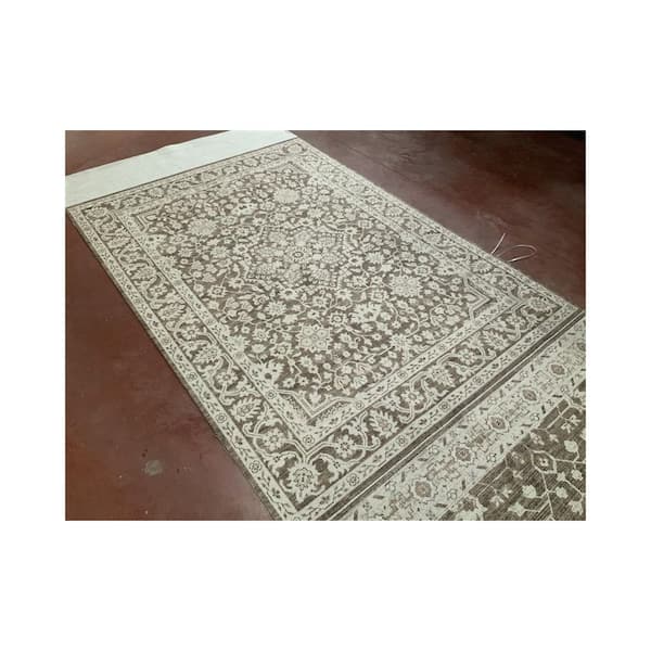 Nabela Noor Home Maan Dark Brown/Oatmeal Traditional Area Rug, 9 ft. 1 in. x 12 ft.
