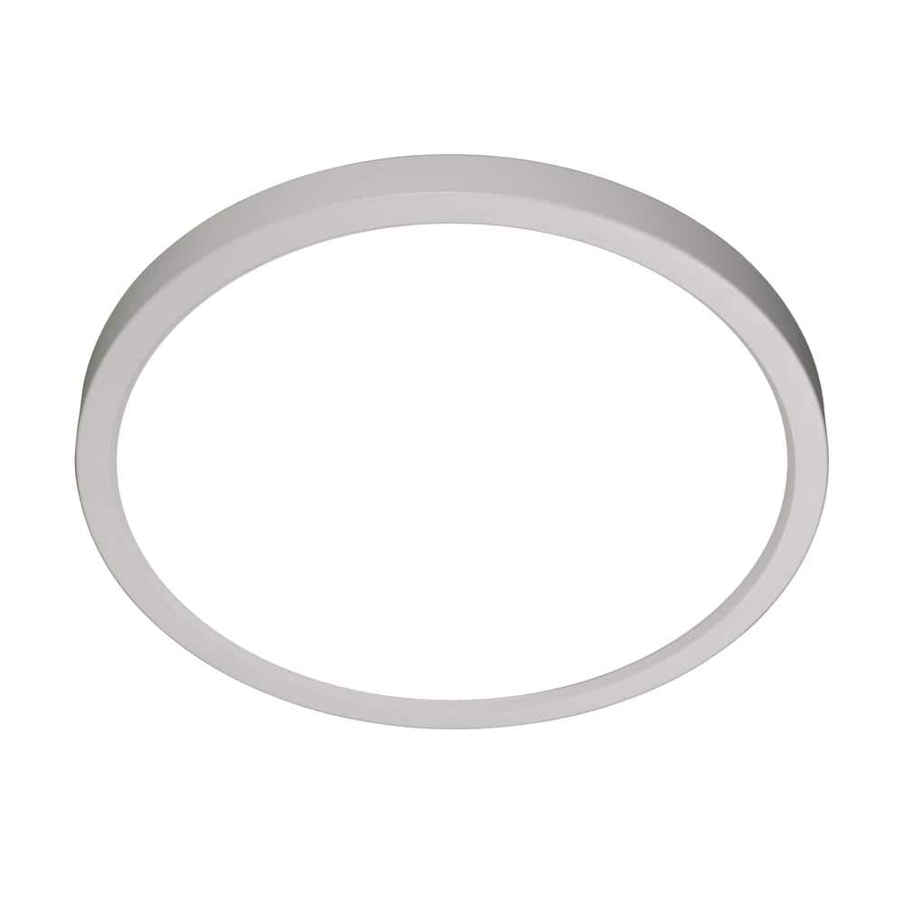 NICOR DSE8 8 in. Round White LED Flush Mount Ceiling Light, 5000K