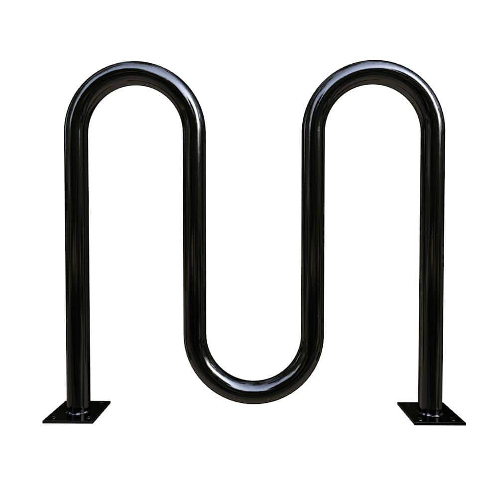Action 5-Bike Black Powder Coat Surface Mounted Wave Bike Rack price history on PriceWatchPro
