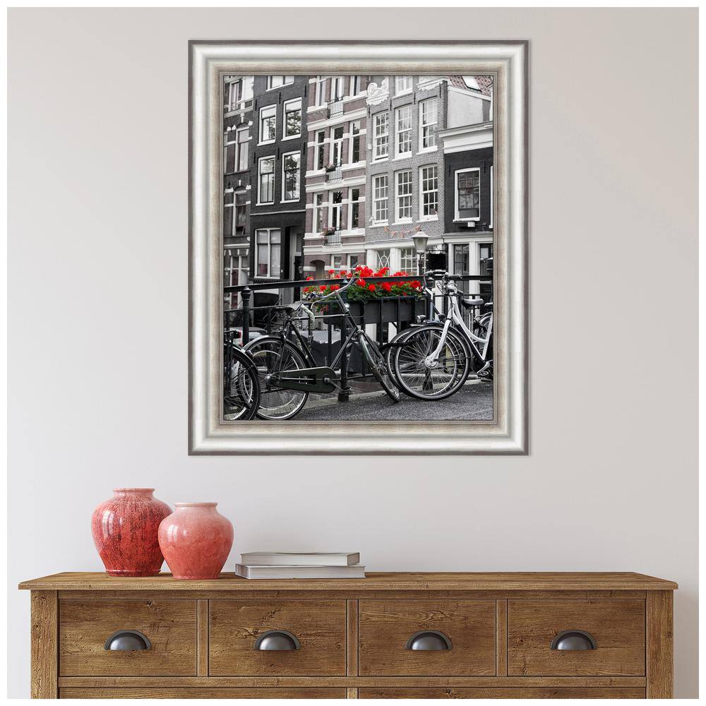 Classic Silver Polystyrene Wall Picture Frame 22x28
