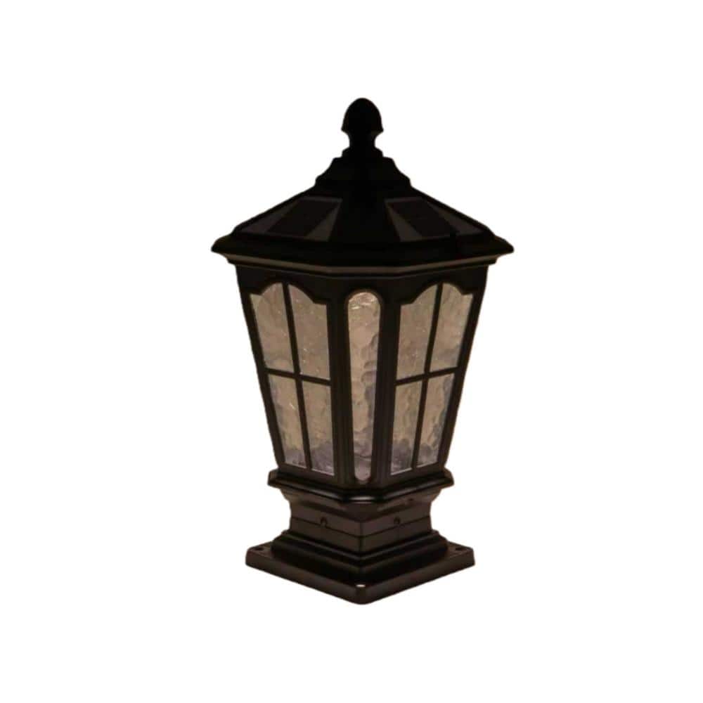 16.5 in. Garden 1-Light Black Aluminum Hardwired Outdoor Waterproof Post Light with No Bulb Included, E26, 1-Pack price history on PriceWatchPro