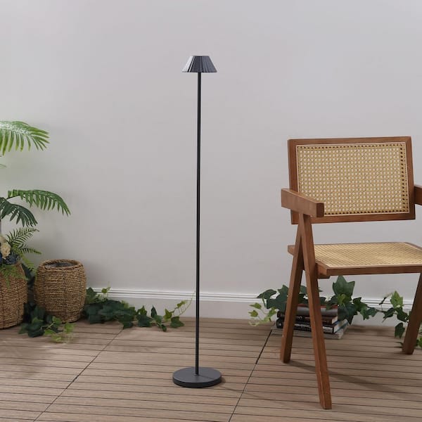 JONATHAN Y Mallory 1-Light 44 in. Dimmable Integrated LED Grey