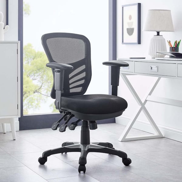 Articulate 26 in. Width Big and Tall Black Mesh Ergonomic Chair with Wheels