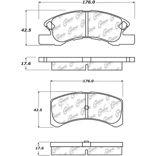 Centric Parts Disc Brake Pad Set