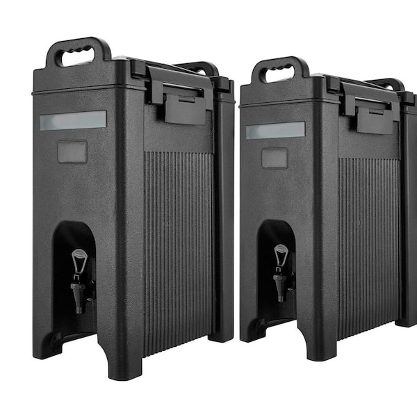 Insulated Beverage Dispenser 5 Gal. Hot and Cold Beverage Server with Spigot Dispenser Cooler for Restaurant