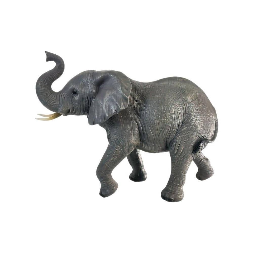 "20"" Resin Elephant Statue with Raised Trunk, Weatherproof Outdoor Sculpture for Garden, Yard, Patio & Porch Decor" price history on PriceWatchPro