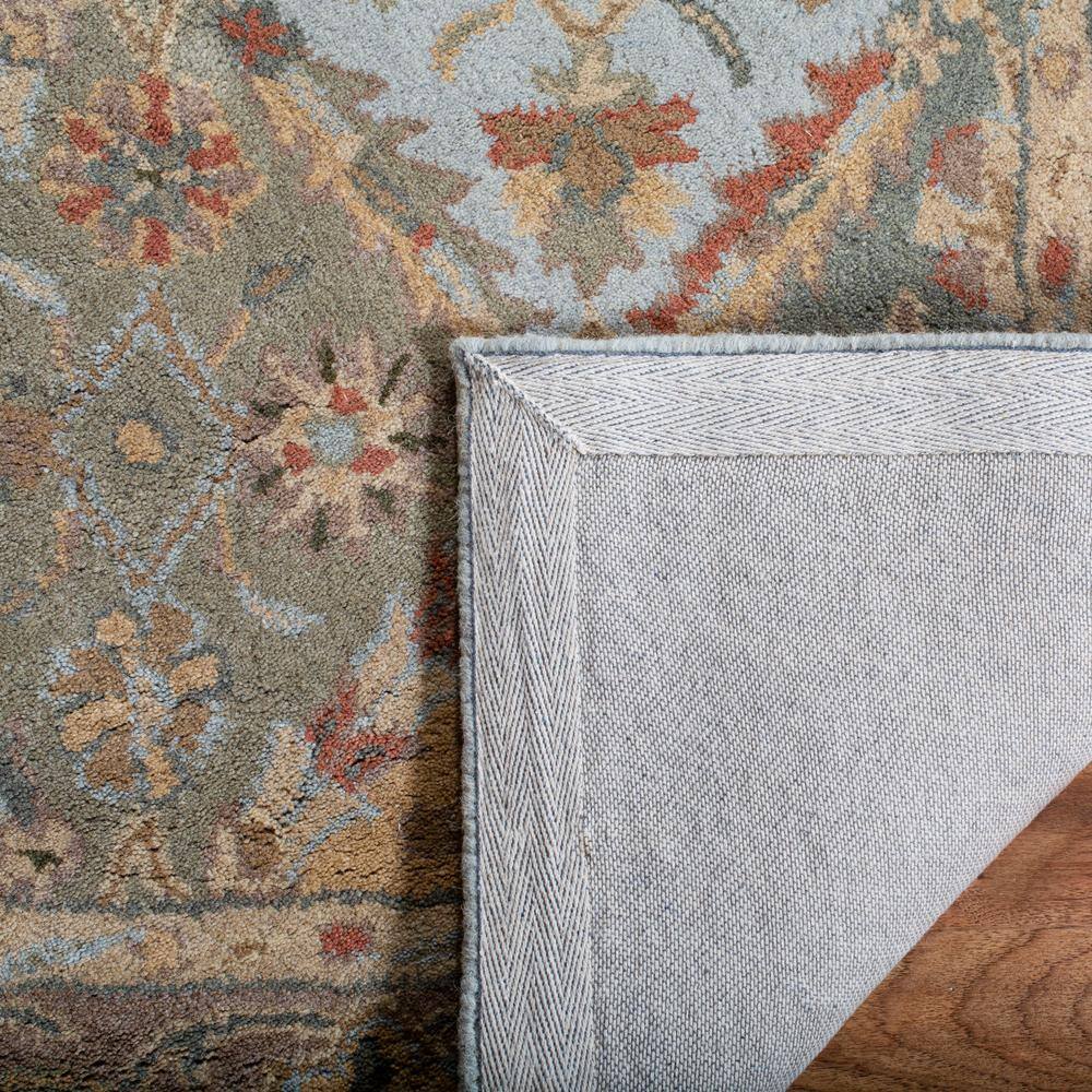 Heritage HG316 Handmade Accent Rug - 3'x5' - Light Blue/Light Brown - Safavieh