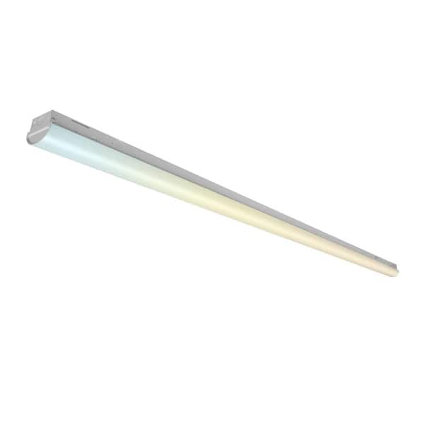 8 ft. Linear Integrated LED Dimmable Strip light With Emergency Battery Back Up, High Output 11700 Lumens