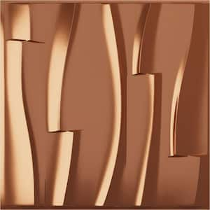 19 5/8 in. x 19 5/8 in. Brick Wave EnduraWall Decorative 3D Wall Panel, Copper (Covers 2.67 Sq. Ft.)