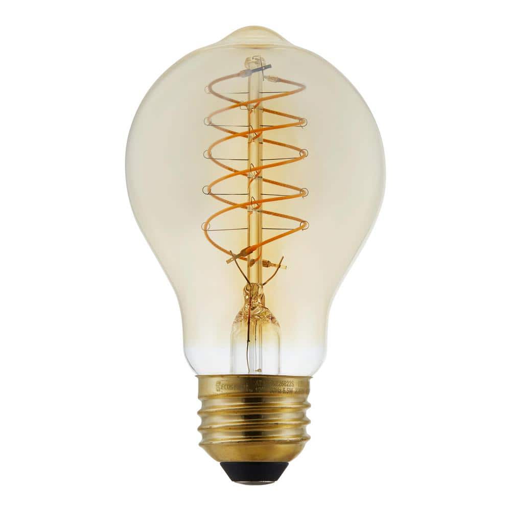 40-Watt Equivalent AT19 Dimmable Fine Bendy Filament LED Vintge Edison Light Bulb Amber (1-Pack) price history on PriceWatchPro