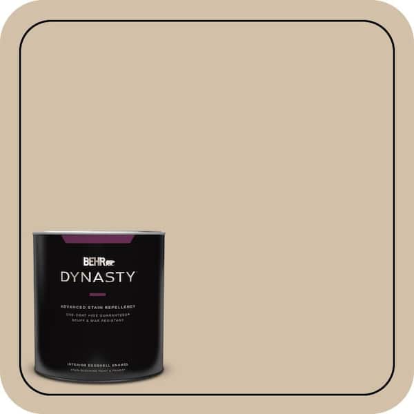 BEHR DYNASTY 1 qt. #PPU7-08 Baja One-Coat Hide Eggshell Enamel Interior Stain-Blocking Paint & Primer