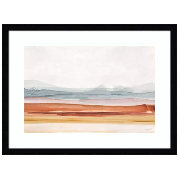 Amanti Art "Sierra Hills 01" by Lisa Audit 1-Piece Wood Framed Giclee Country Art Print 16-in. x 21-in.