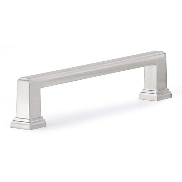 Richelieu Hardware Mirabel Collection 6 5/16 in. (160 mm) Brushed Nickel Transitional Cabinet Bar Pull