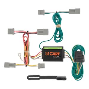 Custom Vehicle-Trailer Wiring Harness, 4-Way Flat, Select Civic, Fit, Accord, Mazda 3, CX-5, Galant, Quick T-Connector