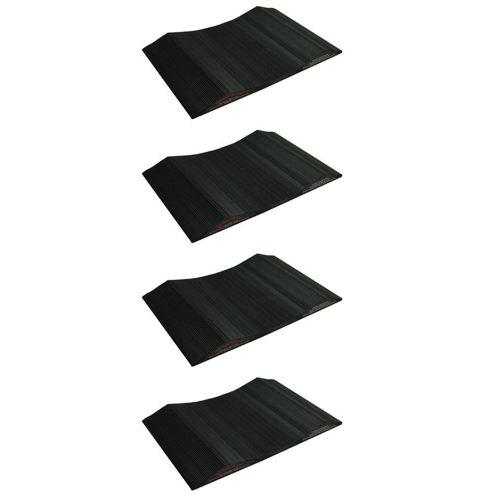 Solid PVC 10 in. Wide Small Vehicle Tire Saver Ramps (Set of 4) price history on PriceWatchPro