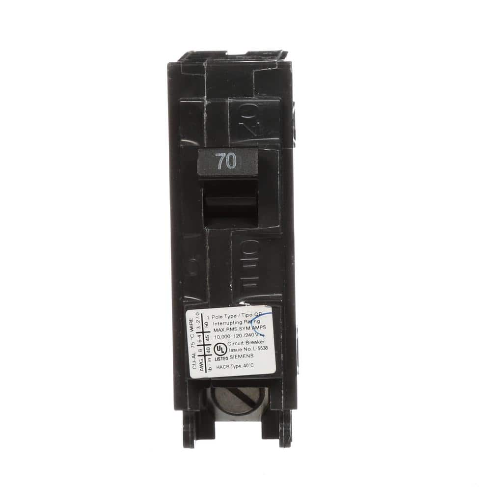 70 Amp 1-Pole 10 kA Type QP Circuit Breaker price history on PriceWatchPro