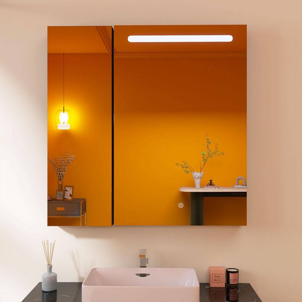 Modland Baily 29.5 in. W x 29.5 in. H Medium Rectangular Silver