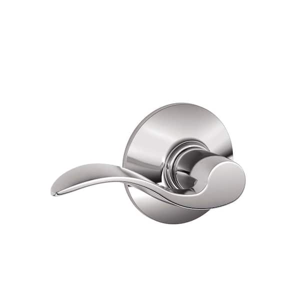 Schlage Accent Bright Chrome Hall and Closet Passage Lever