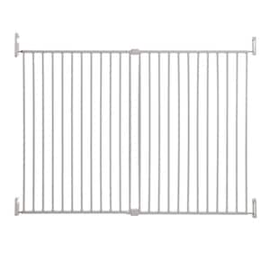 Broadway 36 in. H, Extra Wide and Tall Expandable Gate with Track It Technology, White