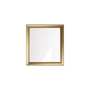 Modern Swirled Gold Wall Mirror 32 in. W x 36 in. H