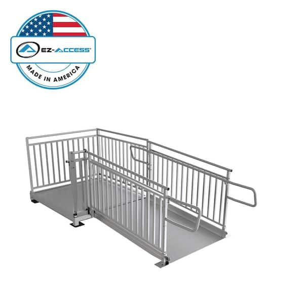 EZ-ACCESS PATHWAY HD 6 Ft. Aluminum Code Compliant Modular Wheelchair ...