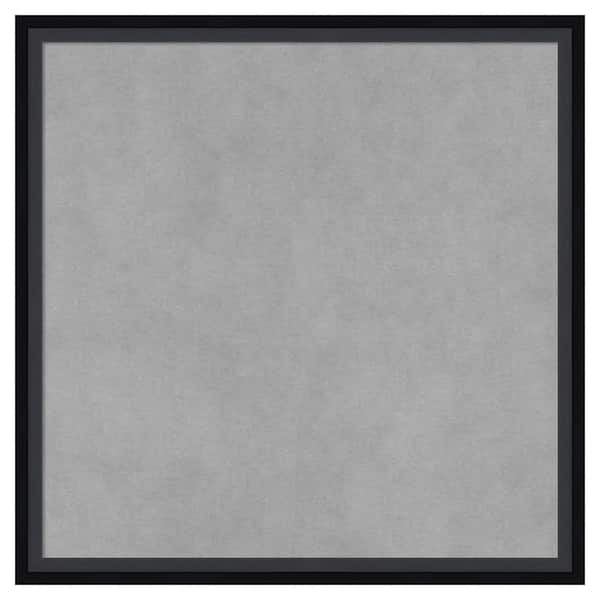 Amanti Art Lucie Black 17 in. x 17 in Framed Magnetic Board