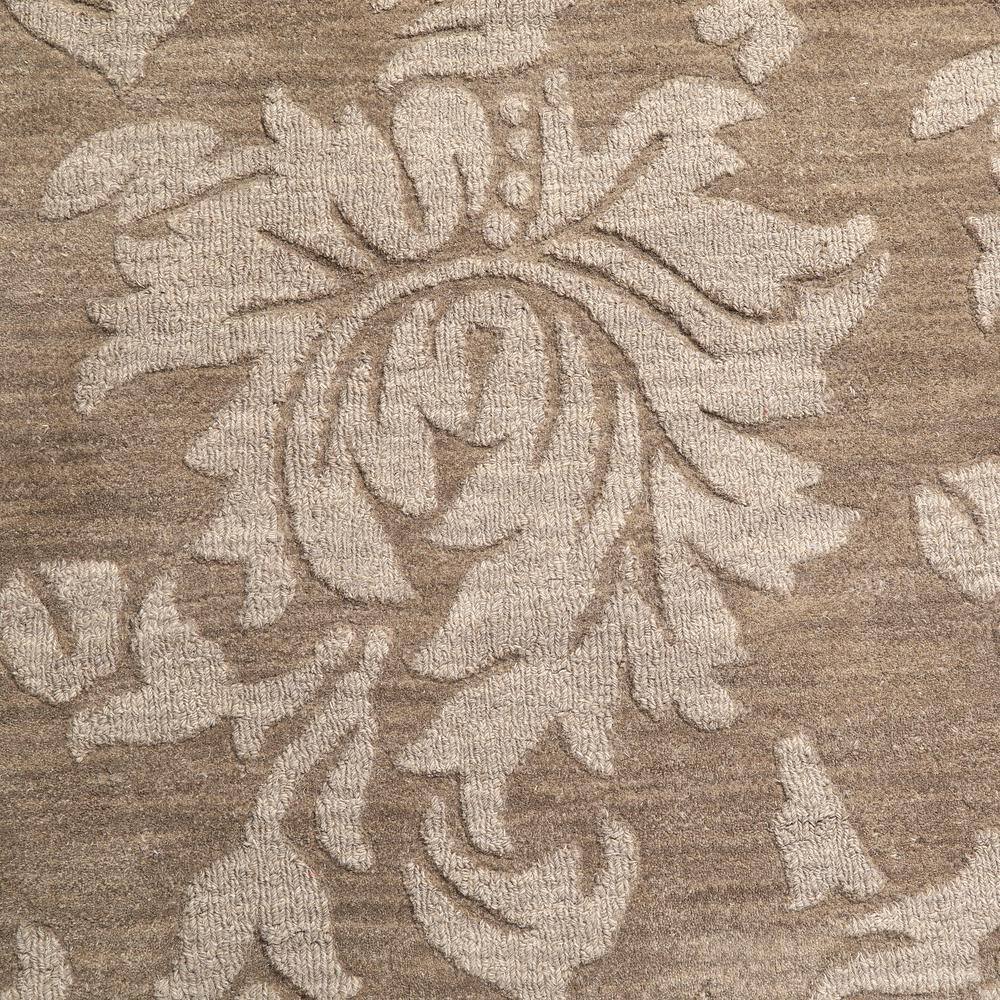 Handmade Floral Tufted Wool Area Rug 5' x 7', Easy Care