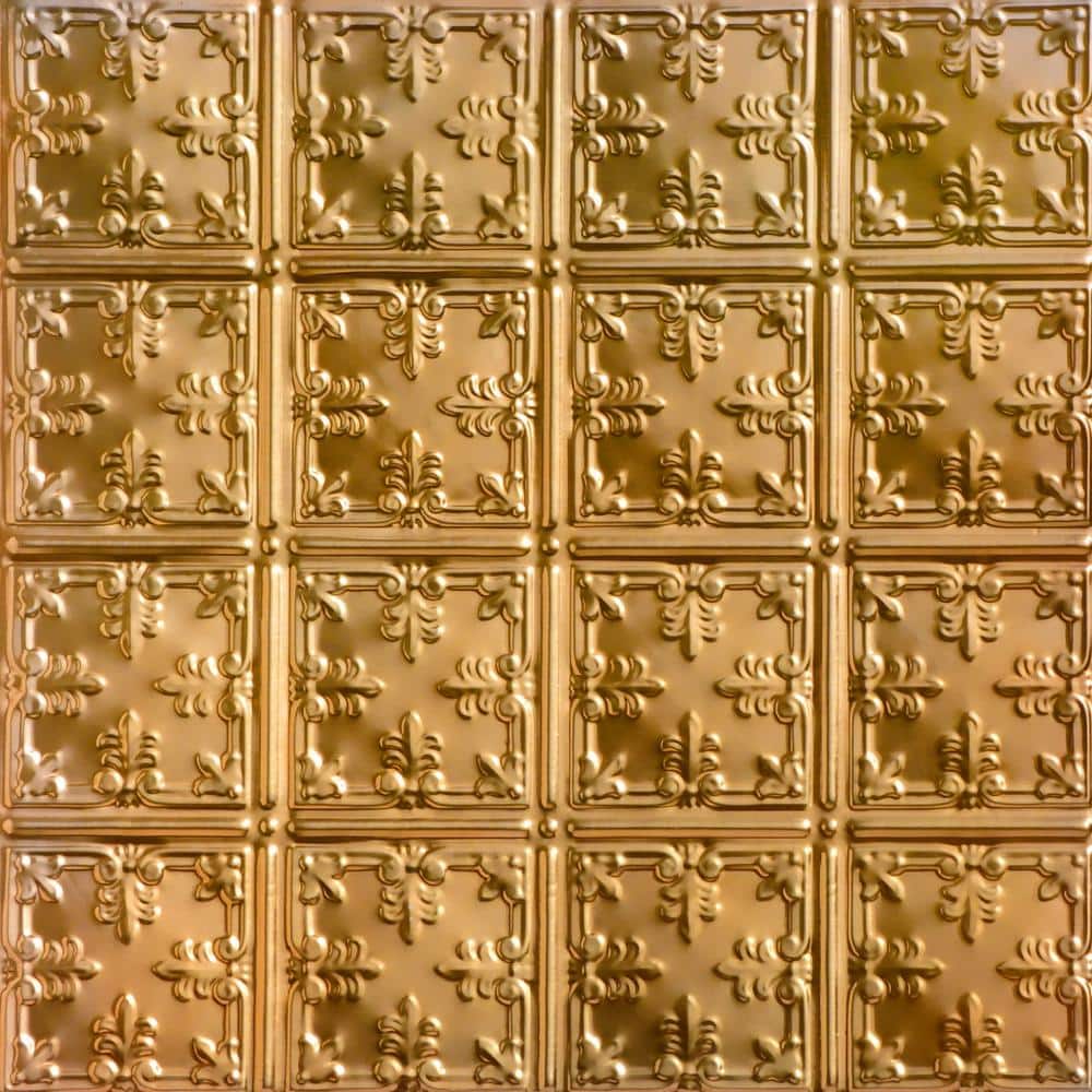 Florentine Lincoln Copper 2 ft. x 2 ft. Decorative Nail Up Tin Ceiling Tile (24 sq. ft./case) price history on PriceWatchPro