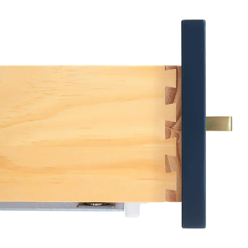 Midnight Blue 72" Double Freestanding Solid Wood Vanity