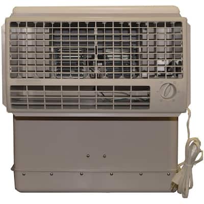 2800 CFM 2-Speed Window Evaporative Cooler for 600 sq. ft. (with Motor)