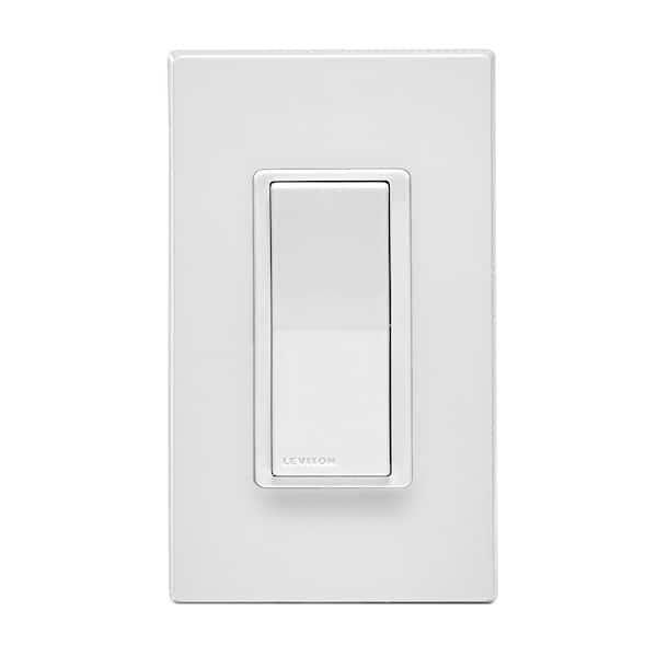 Leviton Decora Smart 15 Amp Rocker Light Switch, ZigBee Certified, White
