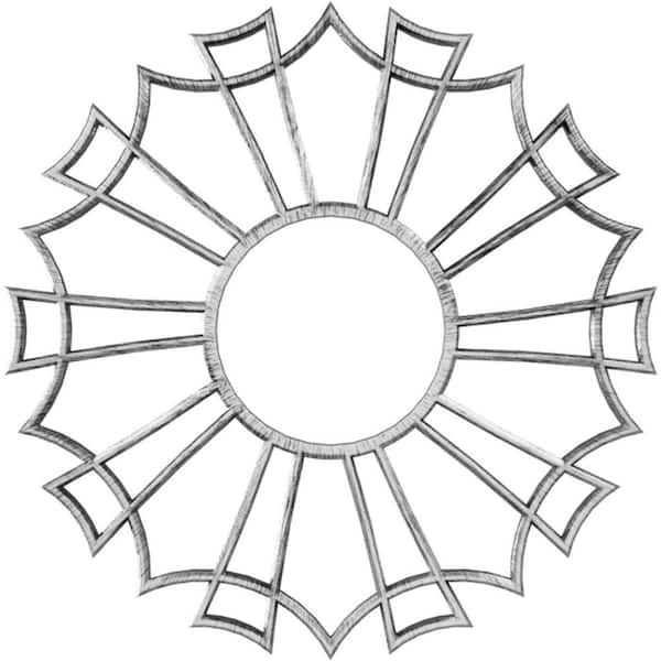 Ekena Millwork 1 in. x 32 in. x 32 in. Augustus Architectural Grade PVC Peirced Ceiling Medallion