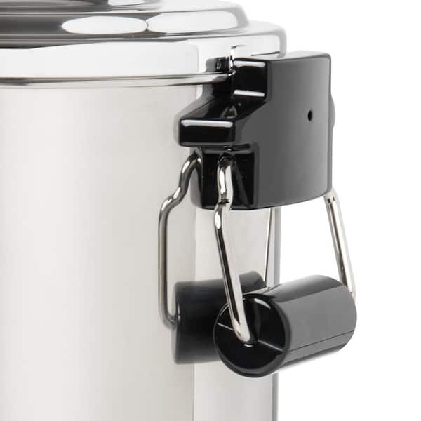 Large coffee maker 30-100 cup, Black and Stainless Coffee Urn
