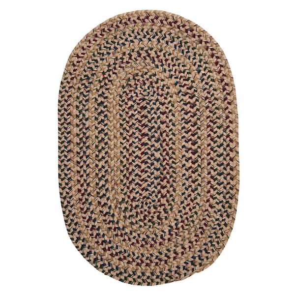 Home Decorators Collection Petra Oatmeal 2 ft. x 10 ft. Braided Runner Rug