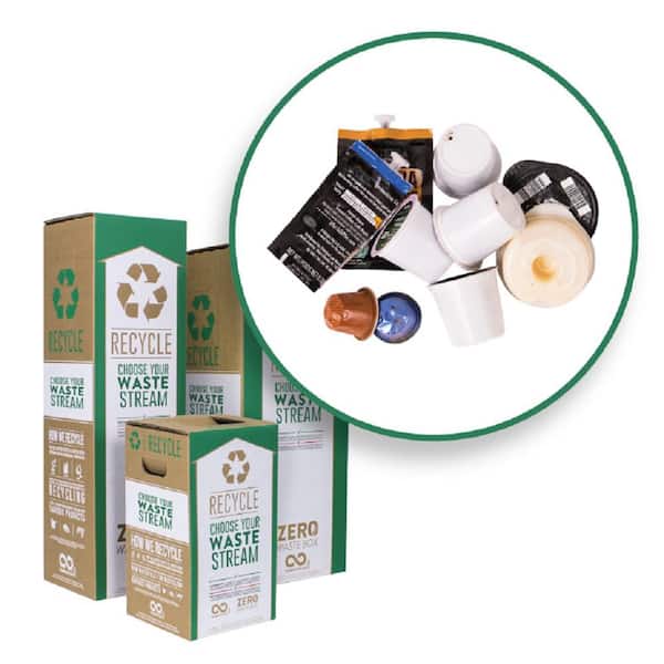 Unbranded 18 Gal. Coffee Capsules Recycling Containers Mail Back Zero Waste Boxes