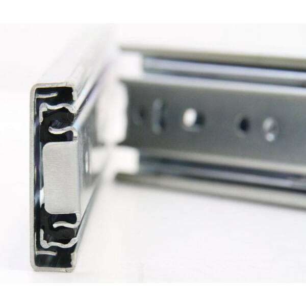 18 in. Full Extension Ball Bearing Side Mount Soft Close Drawer Slide with Rear Bracket Set (8-Pair) 18 in. Full Extension Ball Bearing Side Mount Soft Close Drawer Slide with Rear Bracket Set (8-Pair)