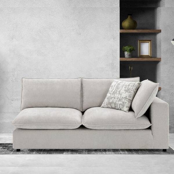 Acme Furniture Marisa 43 in. Straight Arm 1-Piece Fabric Rectangle