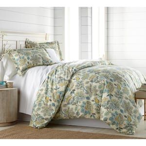 Wanderlust 2-Piece Cream Microfiber Twin/Twin XL Comforter Set