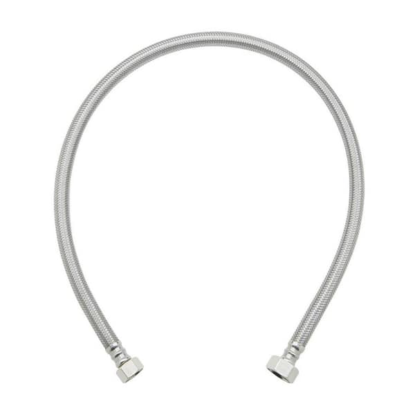 BrassCraft 3/8 in. Compression x 3/8 in. Compression x 36 in. Braided  Polymer Dishwasher Supply Line B1-36DW F - The Home Depot