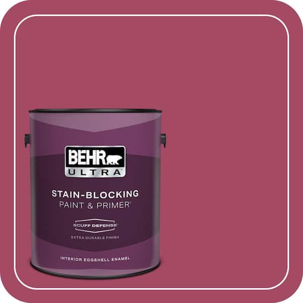 BEHR ULTRA 1 gal. #120D-5 Glazed Raspberry Extra Durable Eggshell Enamel Interior Paint & Primer