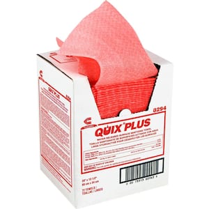 Quix Pink Pretreated Cleaning Towels (72-Count)
