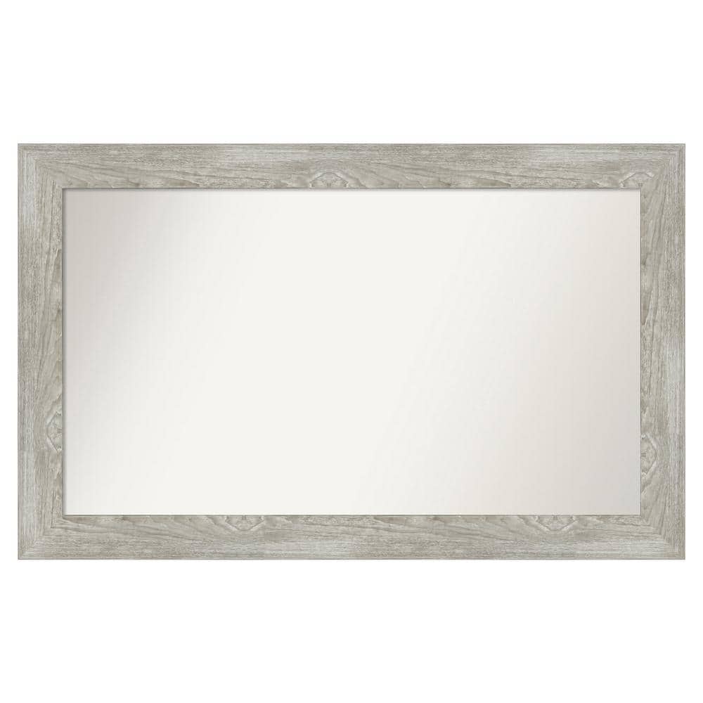 Dove Greywash 48 in. x 30 in. Custom Non-Beveled Distressed Recyled Polystyrene Bathroom Vanity Wall Mirror price history on PriceWatchPro