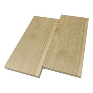 2 in. x 12 in. x 2 ft. Poplar S4S Board (2-Pack)