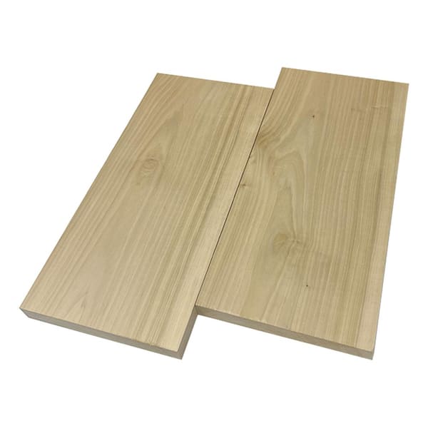 Swaner Hardwood 2 in. x 12 in. x 2 ft. Poplar S4S Board (2-Pack)