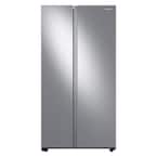 23 cu. ft. Smart Side-by-Side Refrigerator in Fingerprint Resistant Stainless Steel, Counter Depth