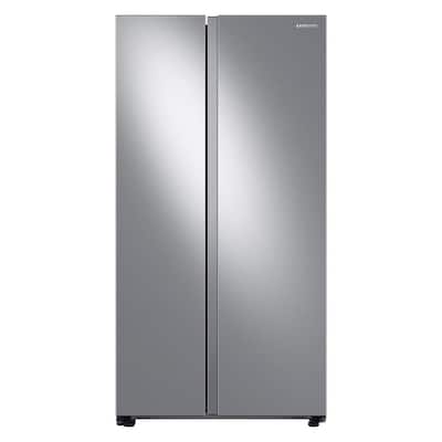 23 cu. ft. Smart Side-by-Side Refrigerator in Fingerprint Resistant Stainless Steel, Counter Depth